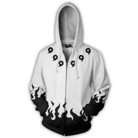 3d Digital Printing Hooded Hoodies - White Fansmadedirect