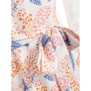 ace Insert Floral Print Dress - White Fansmadedirect