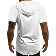 American Flag Hooded T Shirt - White Fansmadedirect