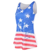 American Flag Tank Top - Blue Fansmadedirect