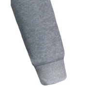 Angel Wings Print Zipper Drawstring Hoodie - Light Gray Fansmadedirect