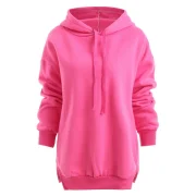 Animal Ears Fleece Hoodie - Violet Red Fansmadedirect