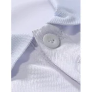 Applique Ombre Print Casual Tee - White Fansmadedirect