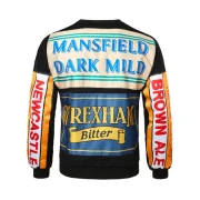 Back etter Casual Pullover Sweatshirt - Black Fansmadedirect