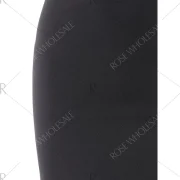 Backless paghetti traps Bodycon Dress - Black Fansmadedirect