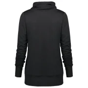 Buttoned Turtleneck weatshirt - Black Fansmadedirect