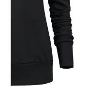 Buttoned Turtleneck weatshirt - Black Fansmadedirect