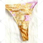 Cami Strap Flounce String Bikini Set - Fansmadedirect