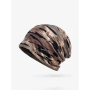 Camouflage Print Elastic&nbsp;Double Use Scarf Hat - Fansmadedirect