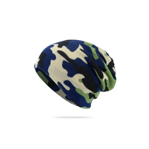 Camouflage Print Knitted&nbsp;Double Use Scarf Hat - Fansmadedirect