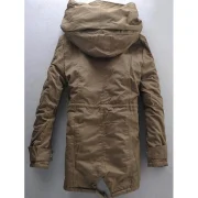 Camouflage SImple Couple Cotton Coat - Coffee Fansmadedirect