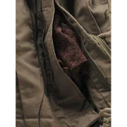 Camouflage SImple Couple Cotton Coat - Coffee Fansmadedirect