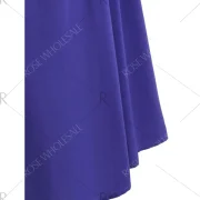 Cap Sleeve Crochet Shift Dress - Blue Fansmadedirect