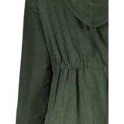 Casual Convertible Hooded Thick Fleece Coat For Women - Army Green Fansmadedirect