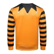 Casual Pullover Stripe Sleeve Sweatshirt - Dark Orange Fansmadedirect