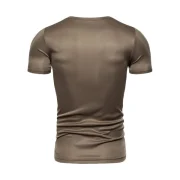 Casual Style etter Print T-shirt - Coffee Fansmadedirect