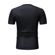 Casual Style Graphic Print T-shirt - Black Fansmadedirect