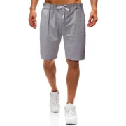 Casual Waist Drawstring horts - Gray Cloud Fansmadedirect