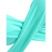 Cheeky Spaghetti Strap Geometric Bikini Set For Women - ake Blue Fansmadedirect