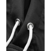 Christmas Ball nowflake Print Pullover Hoodie - Black Fansmadedirect