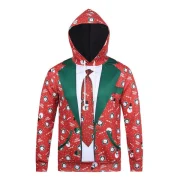 Christmas Carnival 3D Hoodie - Bean Red Fansmadedirect