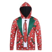 Christmas Carnival 3D Hoodie - Bean Red Fansmadedirect