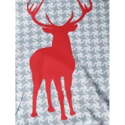 Christmas Deer Pattern Kangaroo Pocket Hoodie - Fansmadedirect