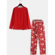 Christmas Elk Print Family Pajama - Kid Fansmadedirect