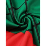 Christmas Grandma Printed Casual Hoodie - Deep Green Fansmadedirect