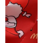 Christmas Santa Claus Print High Waist Dress - Red Fansmadedirect