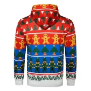 Christmas Tree Cookie Printed Drawstring Hoodie - Fansmadedirect