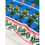 Christmas Tree Cookie Printed Drawstring Hoodie - Fansmadedirect