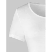 Color Block Lace Trim T-shirt - White Fansmadedirect