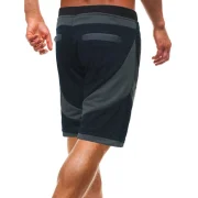 Color Spliced Decoration Drawstring Shorts - Cadetblue Fansmadedirect