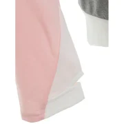Contrast Turtleneck Sweatshirt - ight Pink Fansmadedirect