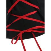 Criss Cross Zip Up Hoodie - Black Fansmadedirect