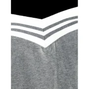 Cut Out Shoulder Panel Sweatshirt - Gray Goose Fansmadedirect