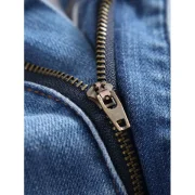 Destroyed Design Casual Flanging Jeans - Jeans Blue Fansmadedirect