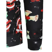 Drawstring Christmas Theme Printed Hoodie - Fansmadedirect