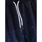 Drawstring Waist Tree Print Jogger Pants - Fansmadedirect
