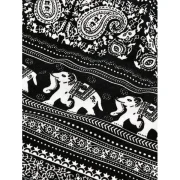 Elephant Print Hip-hop Street Scarf Hat - Fansmadedirect