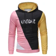 etter Print Color Block Hoodie - Fansmadedirect