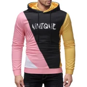 etter Print Color Block Hoodie - Fansmadedirect