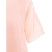 Fairy Style Flowing Texture Chiffon Women's Blouse - Pink One Fansmadedirect