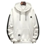 Fashion Solid Color Large Pocket Hoodie - Pink Fansmadedirect