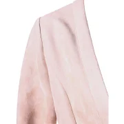 Faux Suede Ruffles Jacket - Light Pink Fansmadedirect