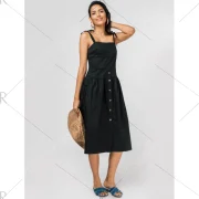Fit and Flare idi Dress - Black Fansmadedirect