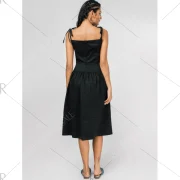 Fit and Flare idi Dress - Black Fansmadedirect