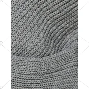 Fitting Wrap Plunging Neck Long Sleeve Sweater - Gray One Fansmadedirect