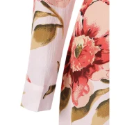 Floral High Low Surplice Dress - Fansmadedirect